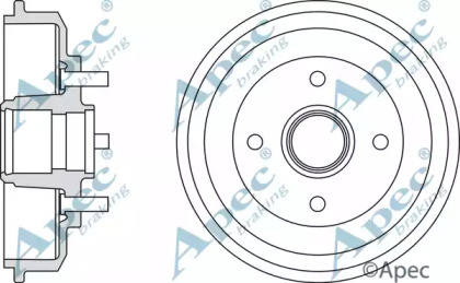 Тормозный барабан APEC braking DRM9906