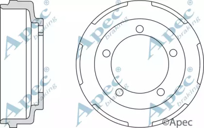 Тормозный барабан APEC braking DRM9921