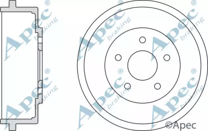 Тормозный барабан APEC braking DRM9927