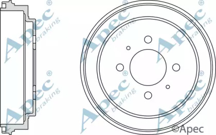 Тормозный барабан APEC braking DRM9933