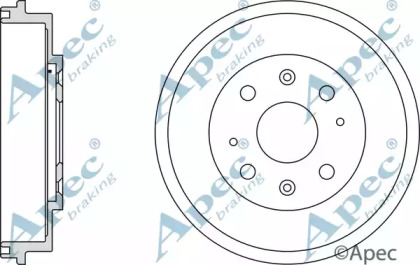 Тормозный барабан APEC braking DRM9938