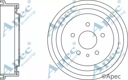 Тормозный барабан APEC braking DRM9939