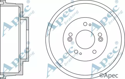 Тормозный барабан APEC braking DRM9943