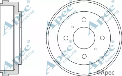 Тормозный барабан APEC braking DRM9952