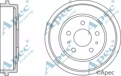 Тормозный барабан APEC braking DRM9957