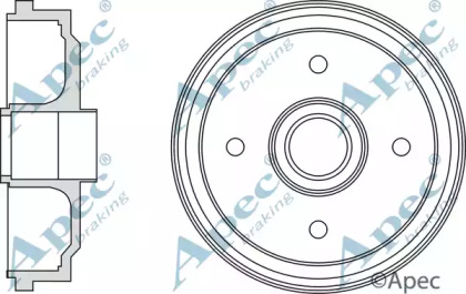 Тормозный барабан APEC braking DRM9958