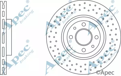 Тормозной диск APEC braking DSK3236