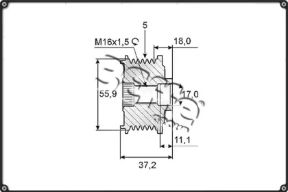 Ременный шкив 3Effe Group F0230G