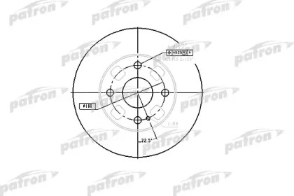 Тормозной диск PATRON PBD4120