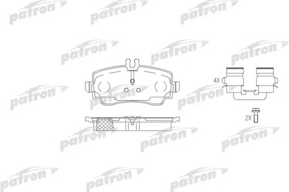 Комплект тормозных колодок PATRON PBP1357