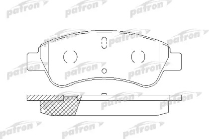Комплект тормозных колодок PATRON PBP1399