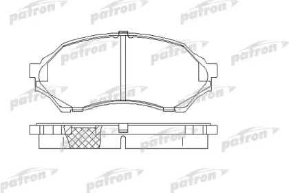 Комплект тормозных колодок PATRON PBP1455