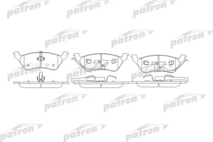 Комплект тормозных колодок PATRON PBP1475