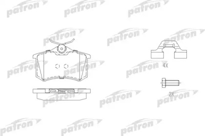 Комплект тормозных колодок PATRON PBP1481