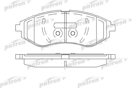 Комплект тормозных колодок PATRON PBP1699