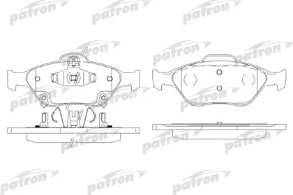 Комплект тормозных колодок PATRON PBP1890