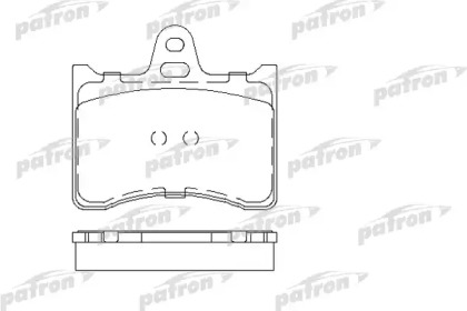 Комплект тормозных колодок PATRON PBP196