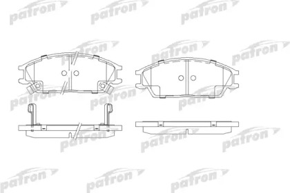 Комплект тормозных колодок PATRON PBP4076