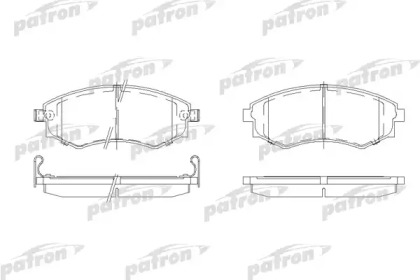 Комплект тормозных колодок PATRON PBP600