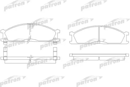 Комплект тормозных колодок PATRON PBP641