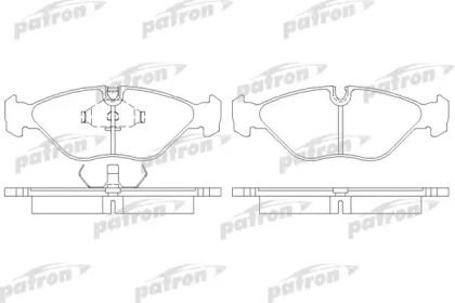 Комплект тормозных колодок PATRON PBP670