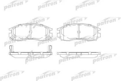 Комплект тормозных колодок PATRON PBP764