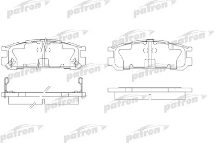 Комплект тормозных колодок PATRON PBP790