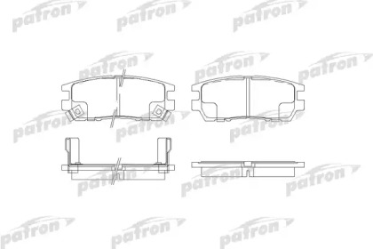 Комплект тормозных колодок PATRON PBP804