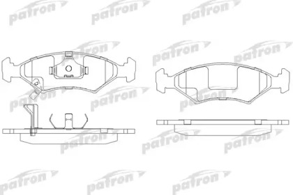 Комплект тормозных колодок PATRON PBP982