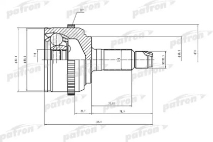 Шарнирный комплект PATRON PCV1503