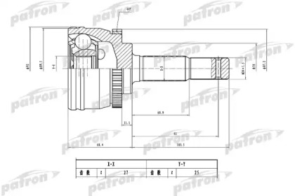 Шарнир PATRON PCV1780