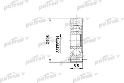 Шарнирный комплект PATRON PCV3019