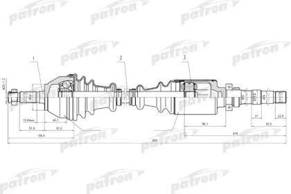 Вал PATRON PDS0011