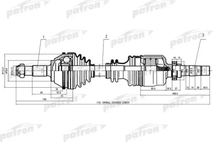 Вал PATRON PDS0161