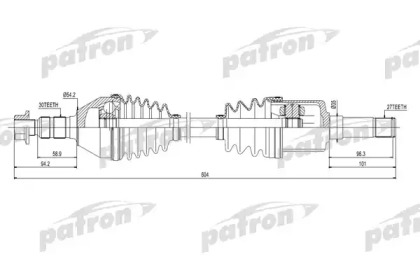 Вал PATRON PDS0270