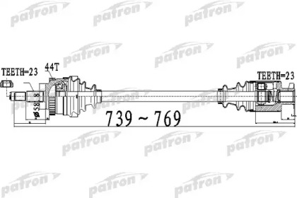 Вал PATRON PDS0530