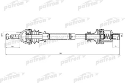 Вал PATRON PDS0638