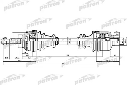 Вал PATRON PDS1432