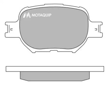 Комплект тормозных колодок MOTAQUIP LVXL1011