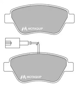 Комплект тормозных колодок MOTAQUIP LVXL1714