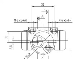 Цилиндр MOTAQUIP VWC584