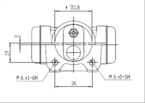 Цилиндр MOTAQUIP VWC776