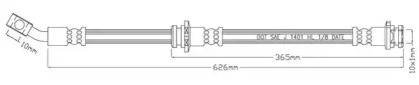 Шлангопровод MOTAQUIP LVBH1622