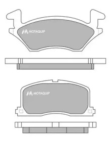 Комплект тормозных колодок MOTAQUIP LVXL736