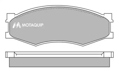 Комплект тормозных колодок MOTAQUIP LVXL900