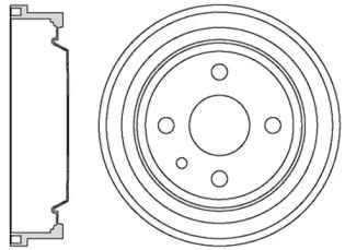 Тормозный барабан MOTAQUIP VBD600