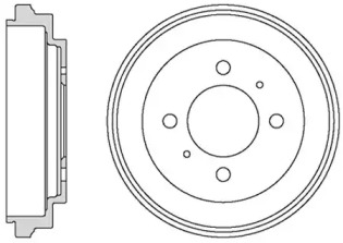 Тормозный барабан MOTAQUIP VBD688