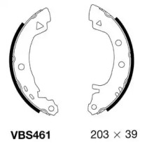 Комлект тормозных накладок MOTAQUIP VBS461