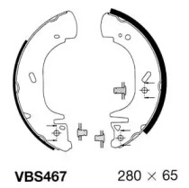 Комлект тормозных накладок MOTAQUIP VBS467