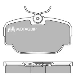 Комплект тормозных колодок MOTAQUIP LVXL167